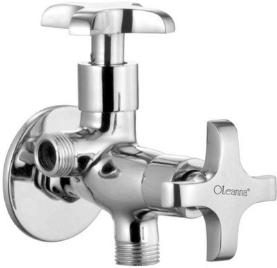 

Oleanna SA-15A Salsa 2 In 1 Angle Valve With Wall Flange 2-Way Agular Stop Cock (Disc Fitting | Quarter Turn) Angle Cock Faucet(Wall Mount Installation Type)