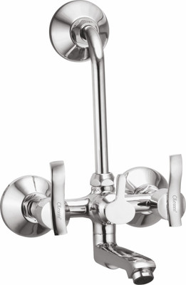 

Oleanna AL-20 Wall Mixer Telephonic With "L" Bend With Hot & Cold Water Feature (Disc Fitting | Quarter Turn | Form Flow) Mixer Faucet(Wall Mount Installation Type)