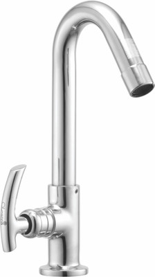 

Oleanna CN-14 Citizen Swan Neck Pillar Tap With Swivel Spout For Sink And Basin Kitchen And Bathroom (Disc Fitting | Quarter Turn | Form Flow) Spout Faucet(Vessel Installation Type)