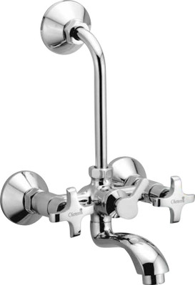 

Oleanna SA-20 Salsa Telephonic Wall Mixer With 115Mm Long Bend Pipe With Provision For Over Head Shower (Disc Fitting | Quarter Turn | Form Flow) Mixer Faucet(Wall Mount Installation Type)