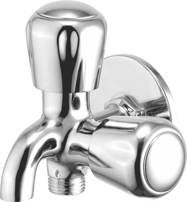 

Oleanna CA-15B Croma 2 In 1 Bib Cock With Wall Flange Bib Tap (Disc Fitting | Quarter Turn | Form Flow) Bib Tap Faucet(Wall Mount Installation Type)
