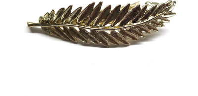 

Bombay Chic gold leaf Hair Pin(Gold)