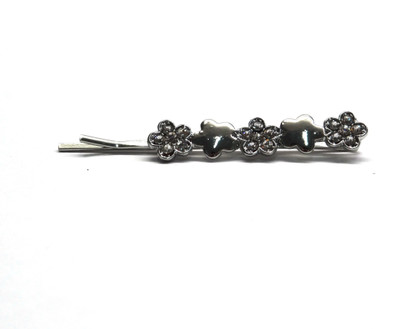 

Bombay Chic flower hair pin Hair Pin(Silver)