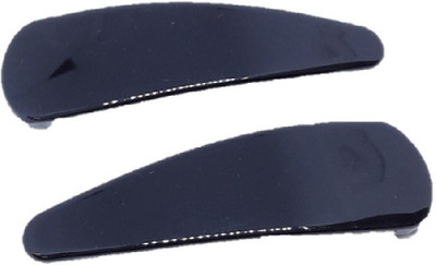 

M K Designs Black Big Size < Tic Tac Clip, Hair Pin(Black)