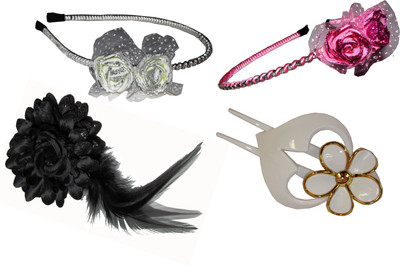 

Mipu Combo of Multi Color Hair Accessories Hair Accessory Set(Multicolor)