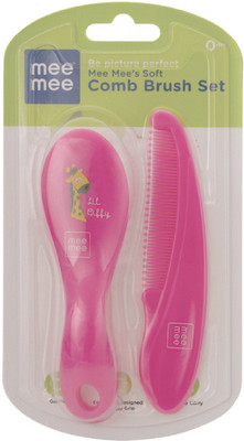 

MeeMee Soft Comb Brush Set (Pink)