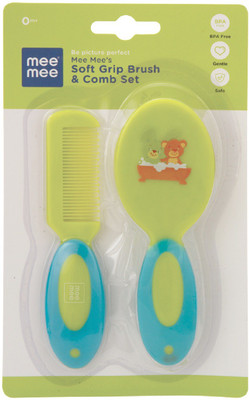 

MeeMee Soft Grip Brush and Comb Set (Green)