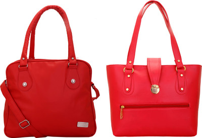 

Lady bar Shoulder Bag(Red)