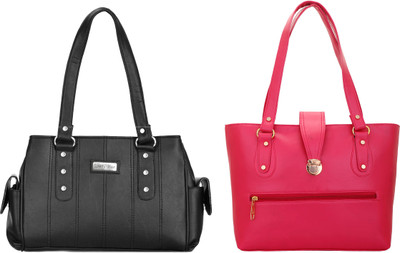 

Lady bar Shoulder Bag(Black)