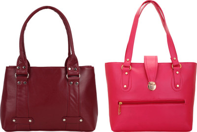 

Lady bar Hand-held Bag(Maroon)