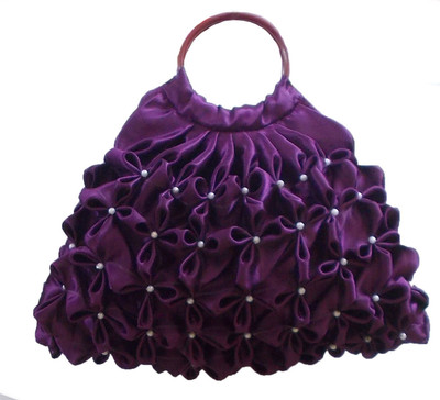 Rosy Hand-held Bag(Purple)
