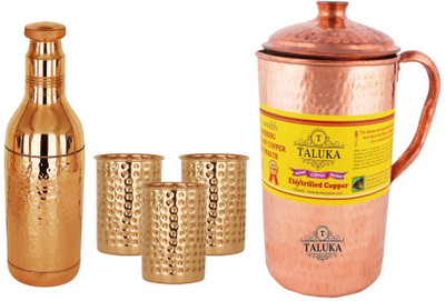 TALUKA T-CHJ-CHAB-HG3P Jug Glass Set(Copper)