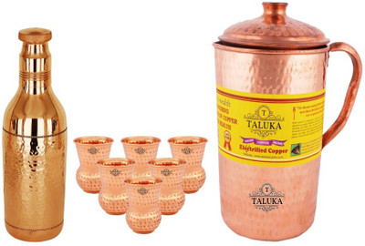 TALUKA T-CHJ-CHAB-DG6P Jug Glass Set(Copper)