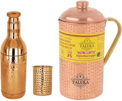 TALUKA T-CHBHJ-CHAB-HG1P Jug Glass Set(Copper)
