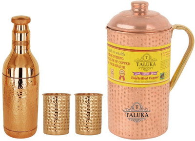 TALUKA T-CHBHJ-CHAB-HG2P Jug Glass Set(Copper)