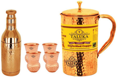 TALUKA T-CHBTJ-CHAB-DG4P Jug Glass Set(Copper)