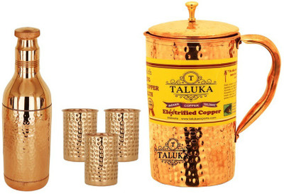 TALUKA T-CHBTJ-CHAB-HG3P Jug Glass Set(Copper)