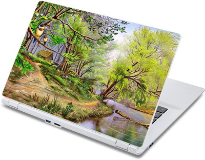 

ezyPRNT Beautiful Forest Habitat Nature Art & Painting (13 to 13.9 inch) Vinyl Laptop Decal 13