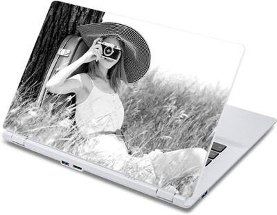 

ezyPRNT Woman taking a Pic (13 to 13.9 inch) Vinyl Laptop Decal 13
