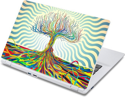 

ezyPRNT Abstract Divine Kalpvriksh Tree (13 to 13.9 inch) Vinyl Laptop Decal 13