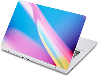 

ezyPRNT Multicolor Blue Pink Pattern (13 to 13.9 inch) Vinyl Laptop Decal 13