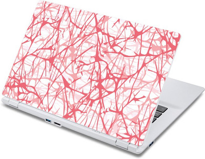 

ezyPRNT Red Textured White Background Pattern (13 to 13.9 inch) Vinyl Laptop Decal 13