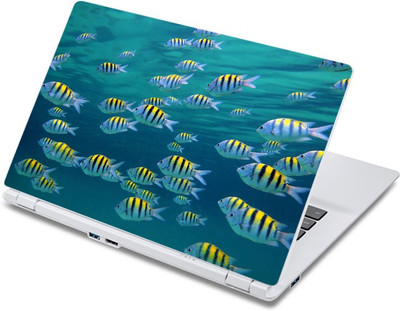 

ezyPRNT The Fishes Family Aquatic (13 to 13.9 inch) Vinyl Laptop Decal 13