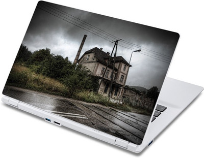 

ezyPRNT The Road Side Building City (13 to 13.9 inch) Vinyl Laptop Decal 13