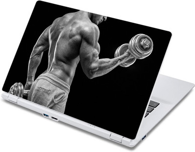 

ezyPRNT Dumbbells makes Biceps Body Building (13 to 13.9 inch) Vinyl Laptop Decal 13