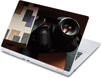 ezyPRNT Camera with Books (13 to 13.9 inch) Vinyl Laptop Decal 13