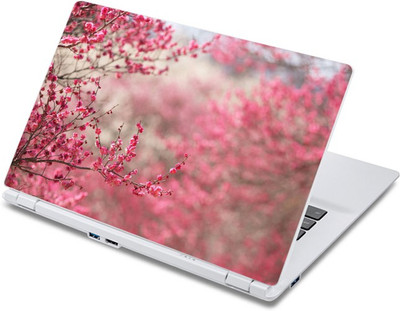 

ezyPRNT Pink Flowers in Spring (13 to 13.9 inch) Vinyl Laptop Decal 13