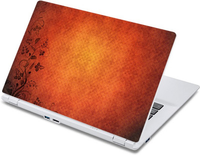 

ezyPRNT Brown Textured Floral Pattern (13 to 13.9 inch) Vinyl Laptop Decal 13