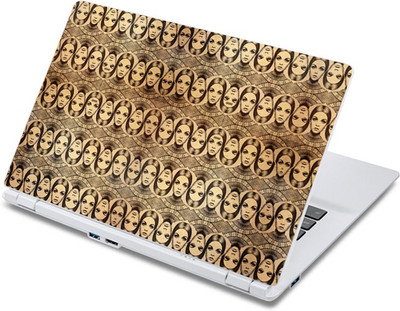 

ezyPRNT Girl's Face Pattern (13 to 13.9 inch) Vinyl Laptop Decal 13