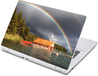 

ezyPRNT Beauty of Rainbow Nature (13 to 13.9 inch) Vinyl Laptop Decal 13