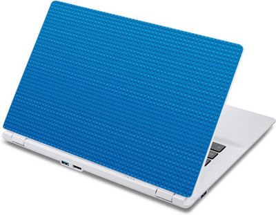 ezyPRNT Dotted Blue Pattern (13 to 13.9 inch) Vinyl Laptop Decal 13