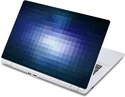 

ezyPRNT Blue Squares Pattern (13 to 13.9 inch) Vinyl Laptop Decal 13