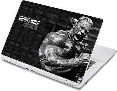 

ezyPRNT Big Bad Wolf Body Builder (13 to 13.9 inch) Vinyl Laptop Decal 13
