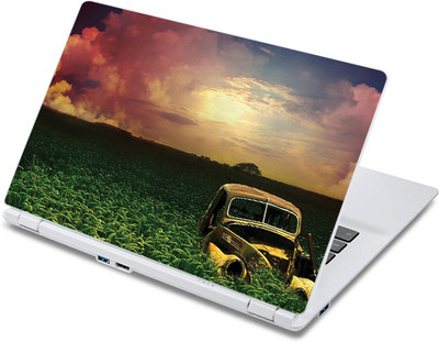 

ezyPRNT Vintage Car Stuck in Farm Nature (13 to 13.9 inch) Vinyl Laptop Decal 13