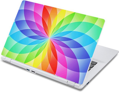 

ezyPRNT The Geometrical Colorful Pattern (13 to 13.9 inch) Vinyl Laptop Decal 13