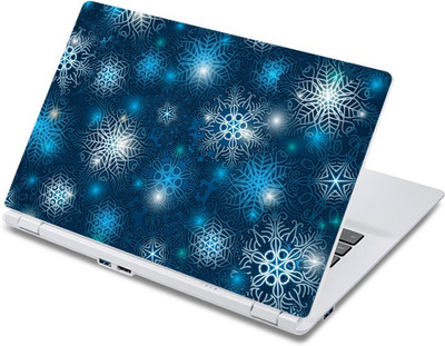 

ezyPRNT Blue Sketched Pattern (13 to 13.9 inch) Vinyl Laptop Decal 13
