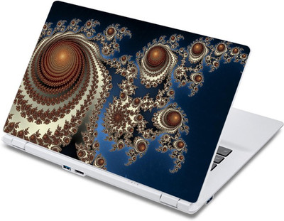 

ezyPRNT Chocolaty Space Hypnotism Pattern (13 to 13.9 inch) Vinyl Laptop Decal 13