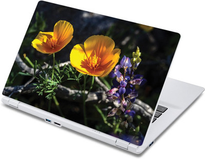 

ezyPRNT Different Yellow Flower Nature (13 to 13.9 inch) Vinyl Laptop Decal 13