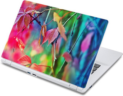 

ezyPRNT Amazing Red Leaves Nature (13 to 13.9 inch) Vinyl Laptop Decal 13