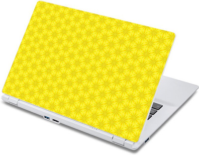 

ezyPRNT Only Yellow Flowered Pattern (13 to 13.9 inch) Vinyl Laptop Decal 13