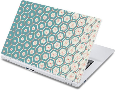 

ezyPRNT The Hexgonal Circles Pattern (13 to 13.9 inch) Vinyl Laptop Decal 13