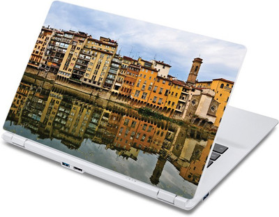 

ezyPRNT Buildings at the Lake Side City (13 to 13.9 inch) Vinyl Laptop Decal 13