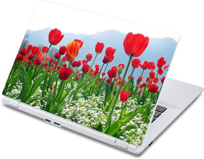 

ezyPRNT Beautiful Lily Flower Garden (13 to 13.9 inch) Vinyl Laptop Decal 13
