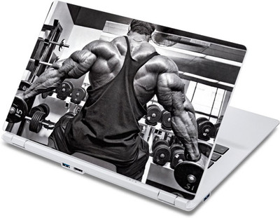 

ezyPRNT Hard Gym Workout Body Builder (13 to 13.9 inch) Vinyl Laptop Decal 13