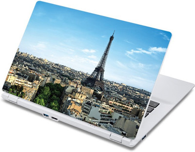 

ezyPRNT The Great Eiffel Tower in Paris City (13 to 13.9 inch) Vinyl Laptop Decal 13