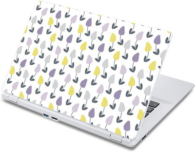 

ezyPRNT Leaves and Bud Pattern (13 to 13.9 inch) Vinyl Laptop Decal 13